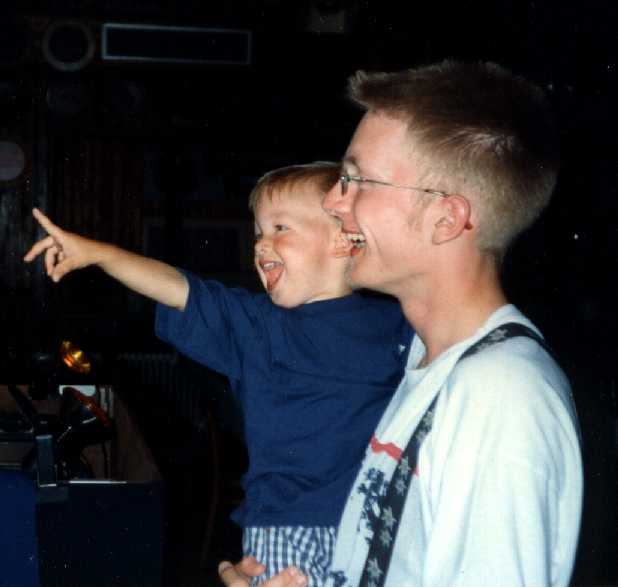Alexander, mein Neffe, und ich (Anno 1994)